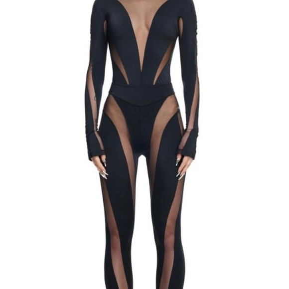 Mugler Bodysuit Pants - Picture 3 of 10